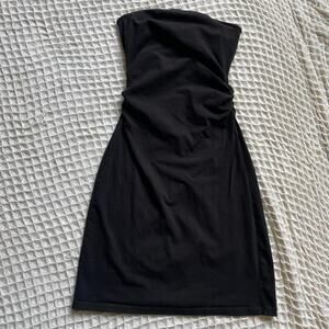 Rare victorias secret black ruched dress